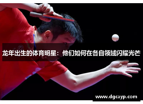 龙年出生的体育明星：他们如何在各自领域闪耀光芒
